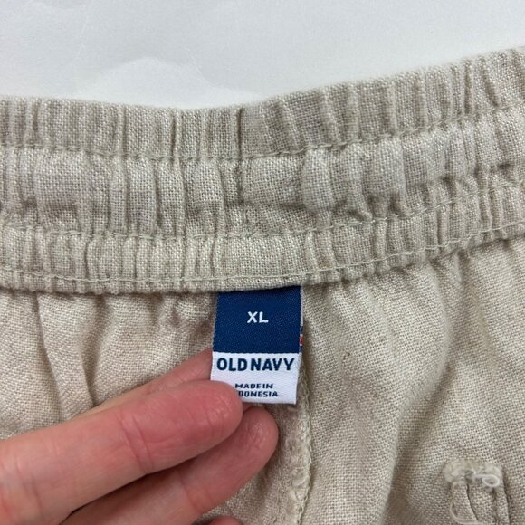 Old Navy Flax Linen Blend Wide Leg Lounge Pant XL - Picture 5 of 8